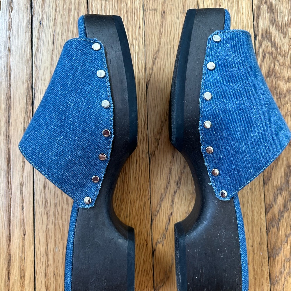 Rag & Bone Mara Denim Platform Clog - image 4